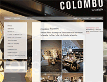 Tablet Screenshot of colombo-lafamiglia.ch